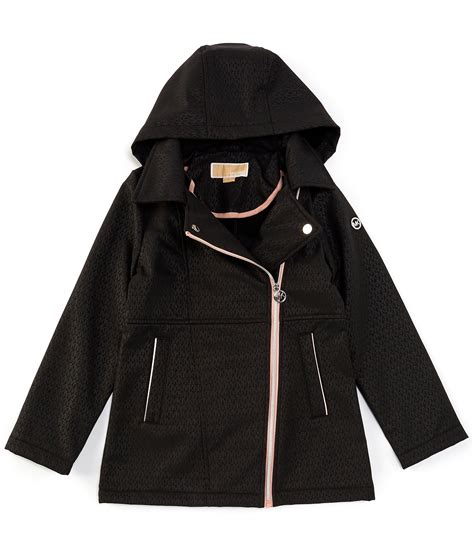 michael kors softshell hooded jacket